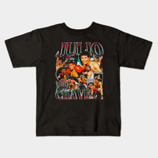 Julio Cesar Chavez Vintage Bootleg Kids T-Shirt